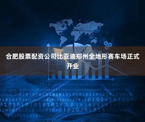 合肥股票配资公司比亚迪郑州全地形赛车场正式开业
