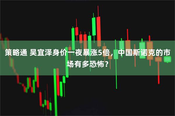 策略通 吴宜泽身价一夜暴涨5倍，中国斯诺克的市场有多恐怖？